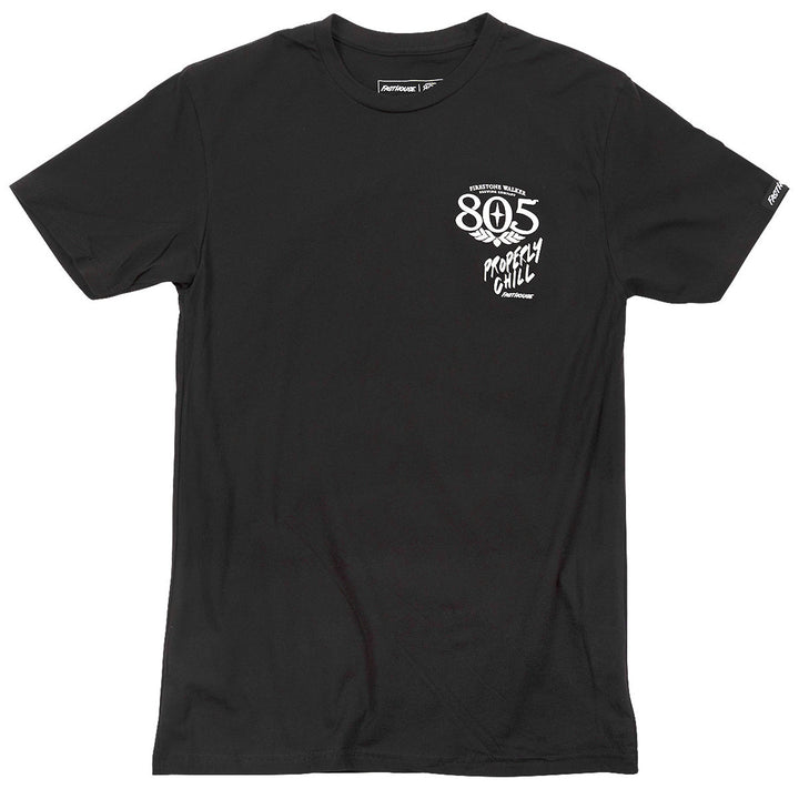 Fasthouse 805 Quiver Tee Black - Front View
