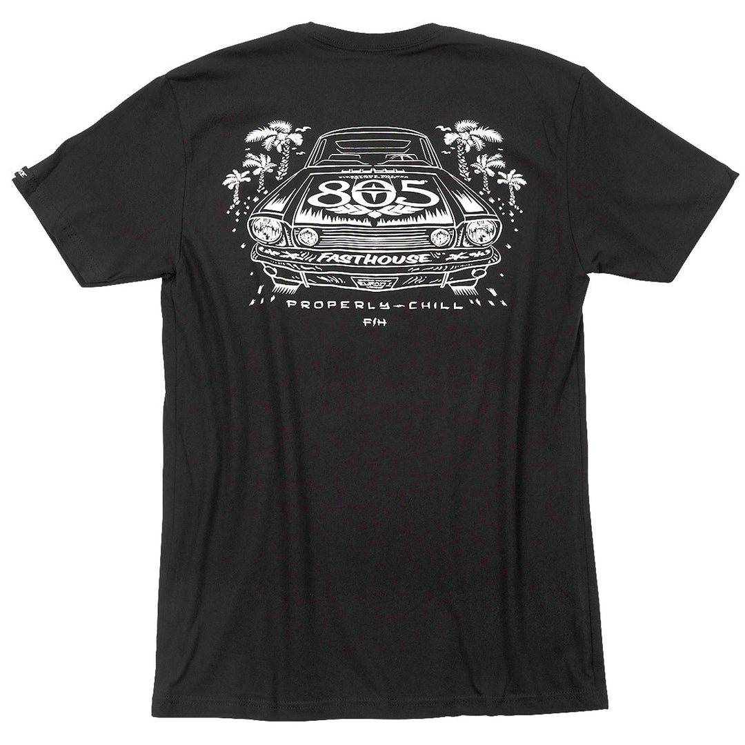 Fasthouse 805 Sunset Tee Black - Rear View