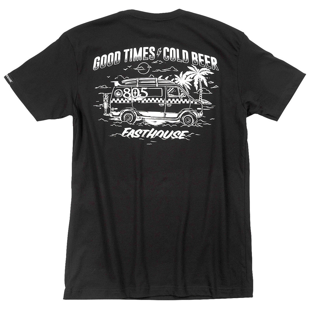 Fasthouse 805 Swag Wagon Tee Black - Rear View