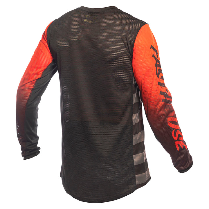 Fasthouse A/C Grindhouse Asher Jersey Infrared/Black - Rear View