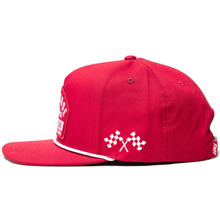 Fasthouse Acclaim Hat Cardinal - Side View