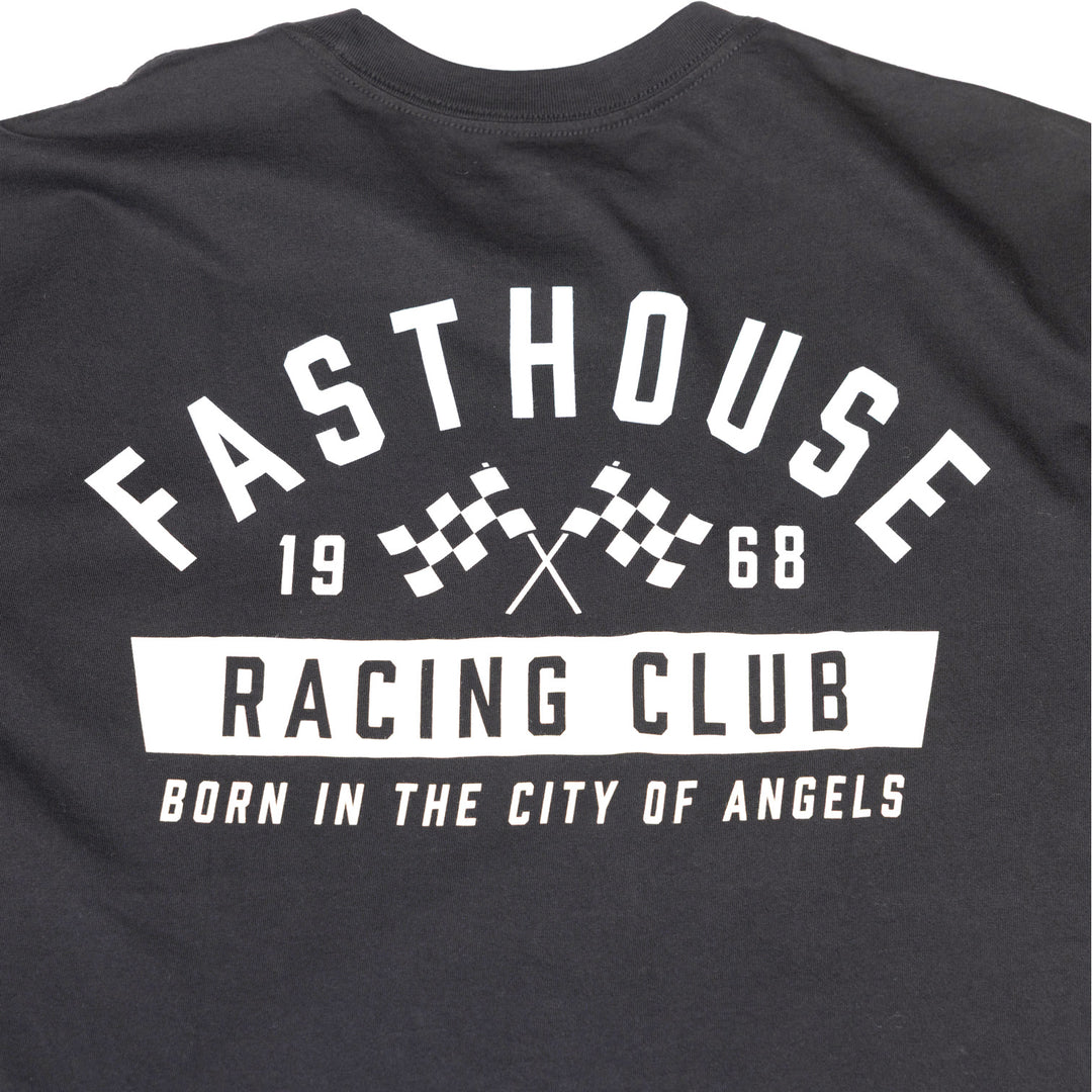 Fasthouse Acclaim SS Tee Black - Close-Up of Graphics on Back
