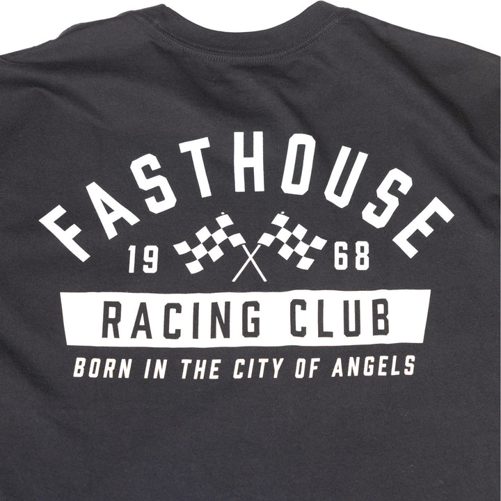 Fasthouse Acclaim SS Tee Black - Close-Up of Graphics on Back