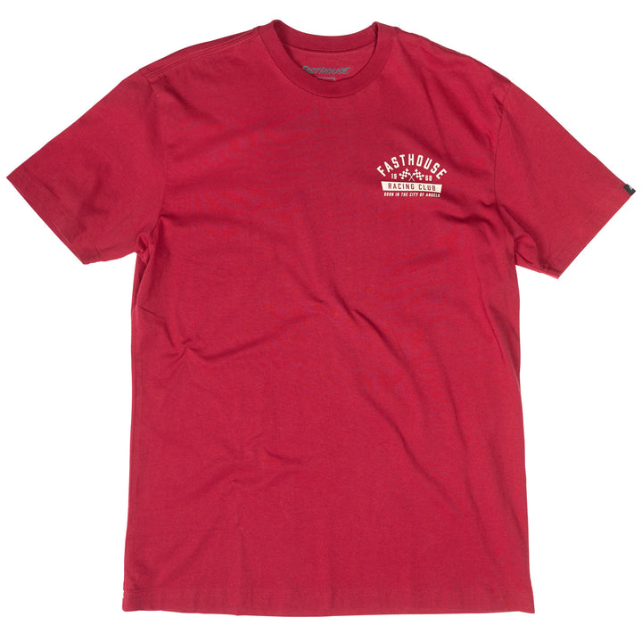 Fasthouse Acclaim SS Tee Cardinal - Front View