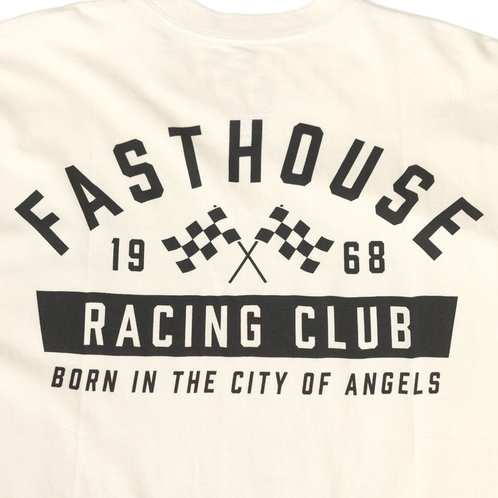 Fasthouse Acclaim SS Tee Natural - Close-Up of Graphics on Back