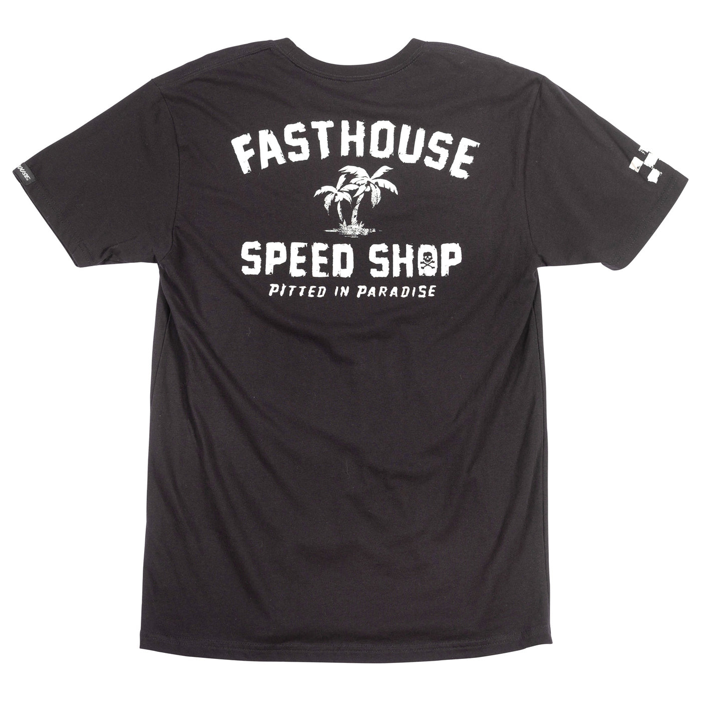 Fasthouse Alkyd Tee Black - Rear View