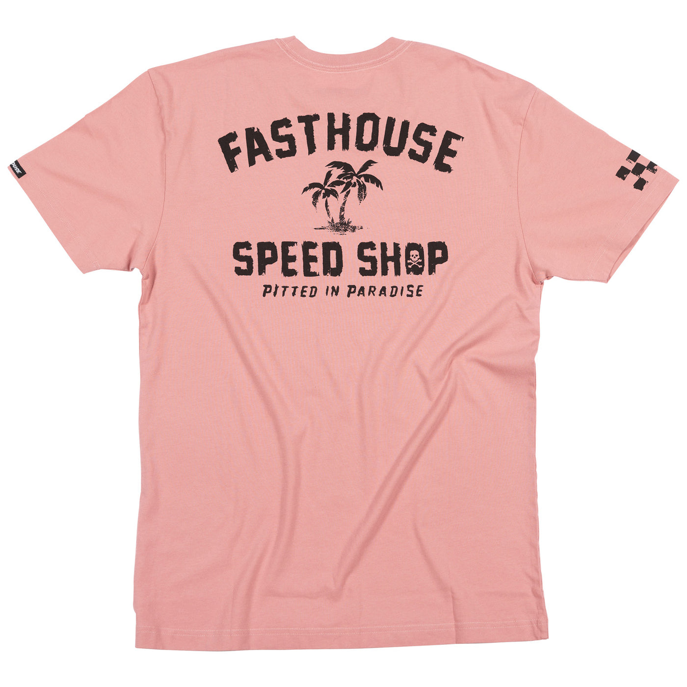 Fasthouse Alkyd Tee Desert Pink - Rear View