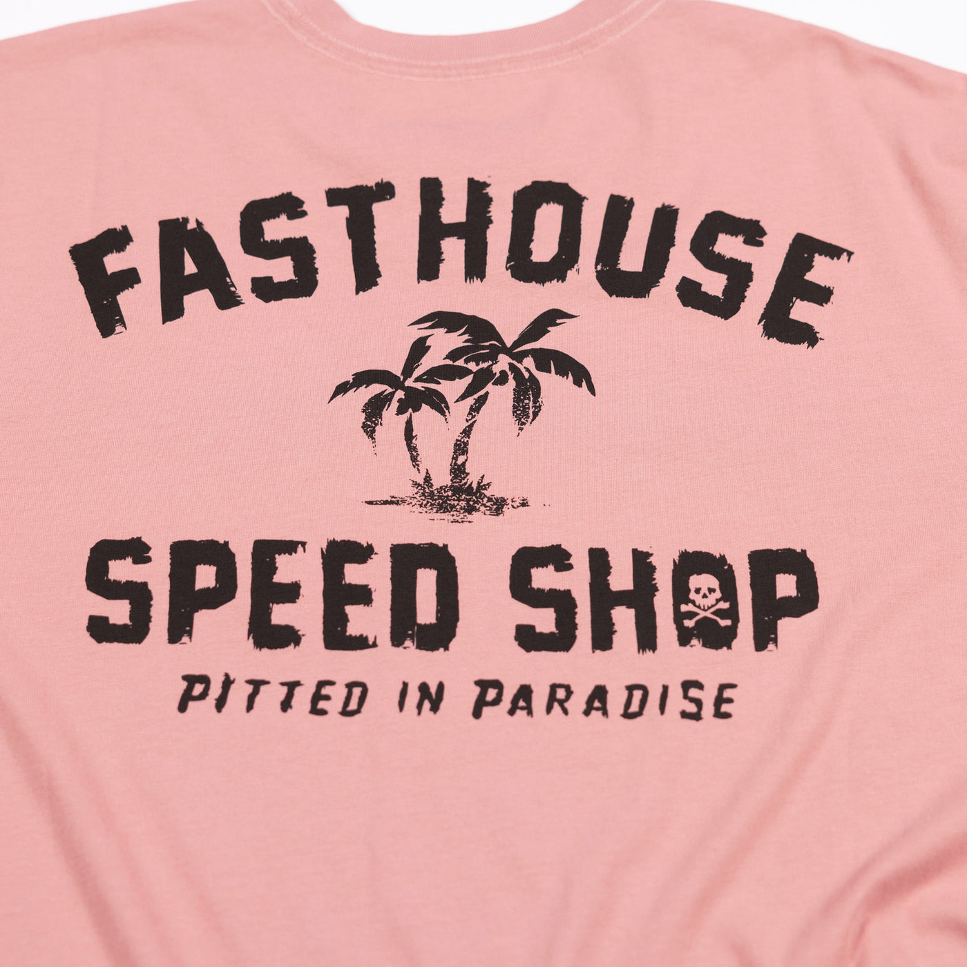 Fasthouse Alkyd Tee Desert Pink - Close-Up of Graphic on Back