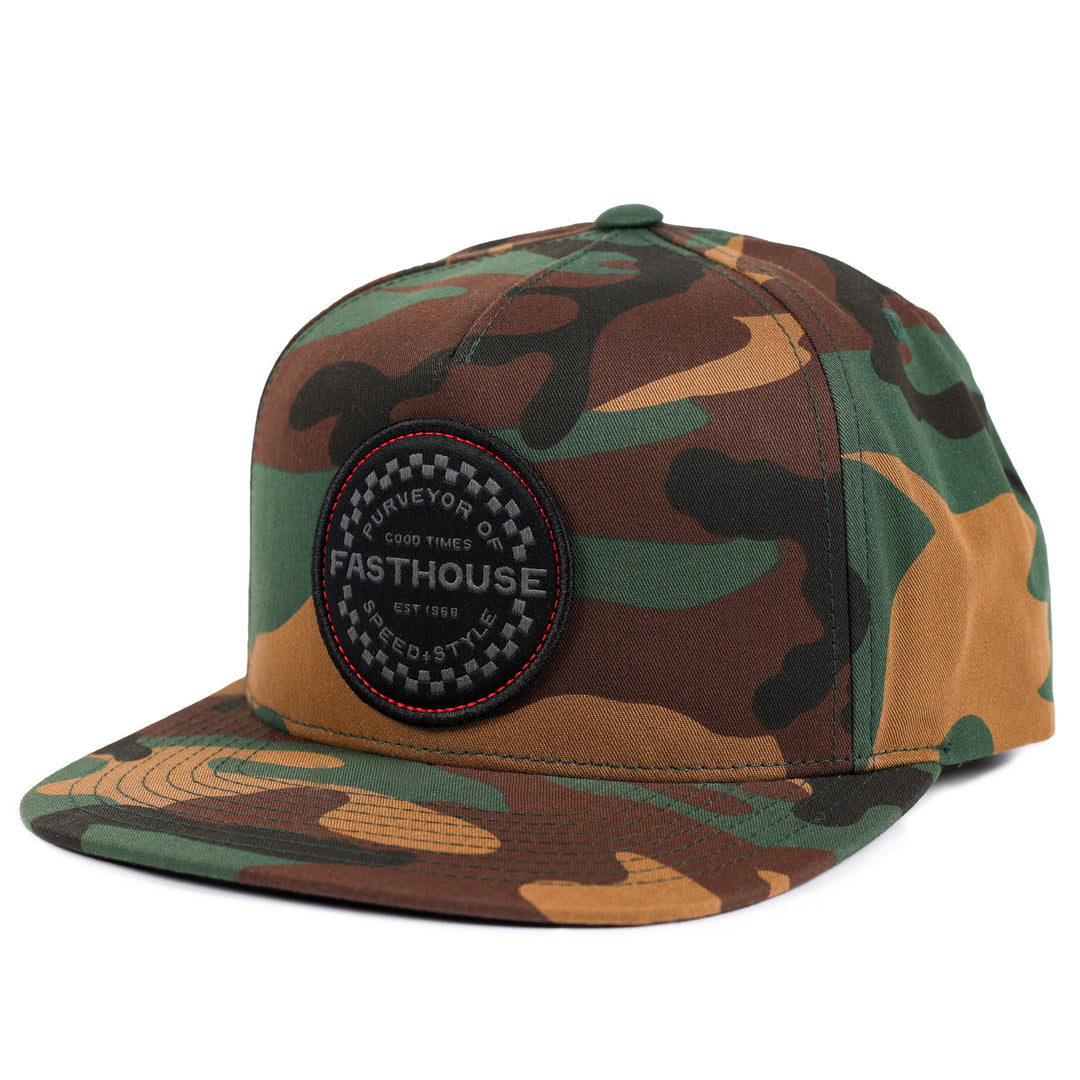 Fasthouse Anchor Hat Camo - Front Side View