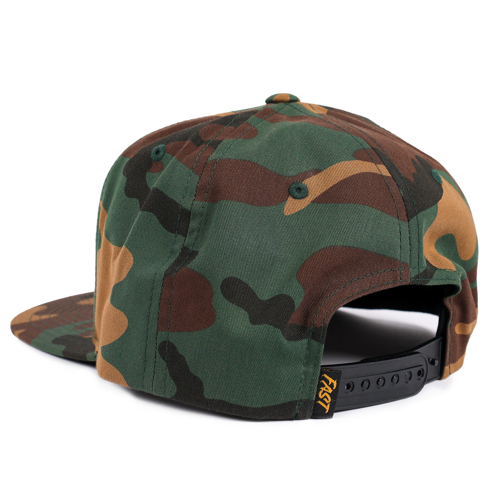 Fasthouse Anchor Hat Camo - Rear Side View
