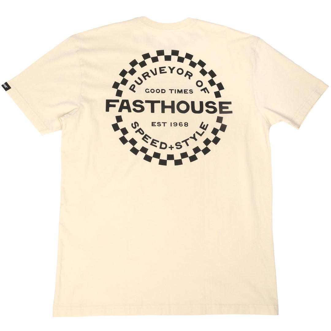 Fasthouse Anchor SS Tee Natural - Rear View