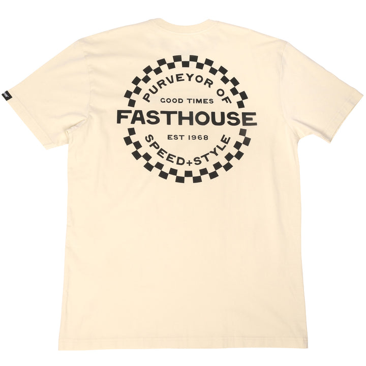 Fasthouse Anchor SS Tee Natural - Rear View