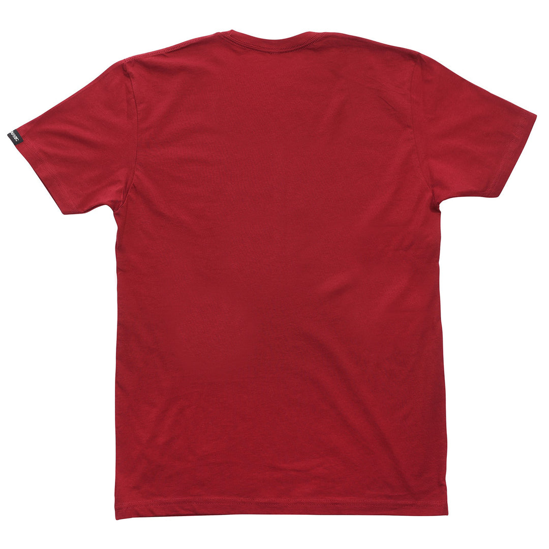 Fasthouse Apex Tee Cardinal - Rear View