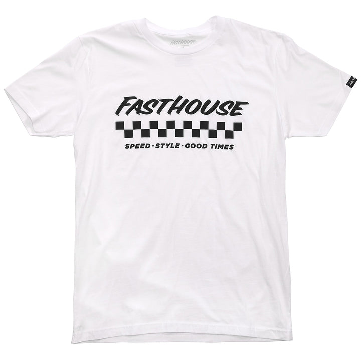 Fasthouse Apex Tee White - Front View
