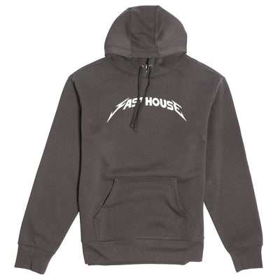 Fasthouse Arise Hooded Pullover Black - Front View