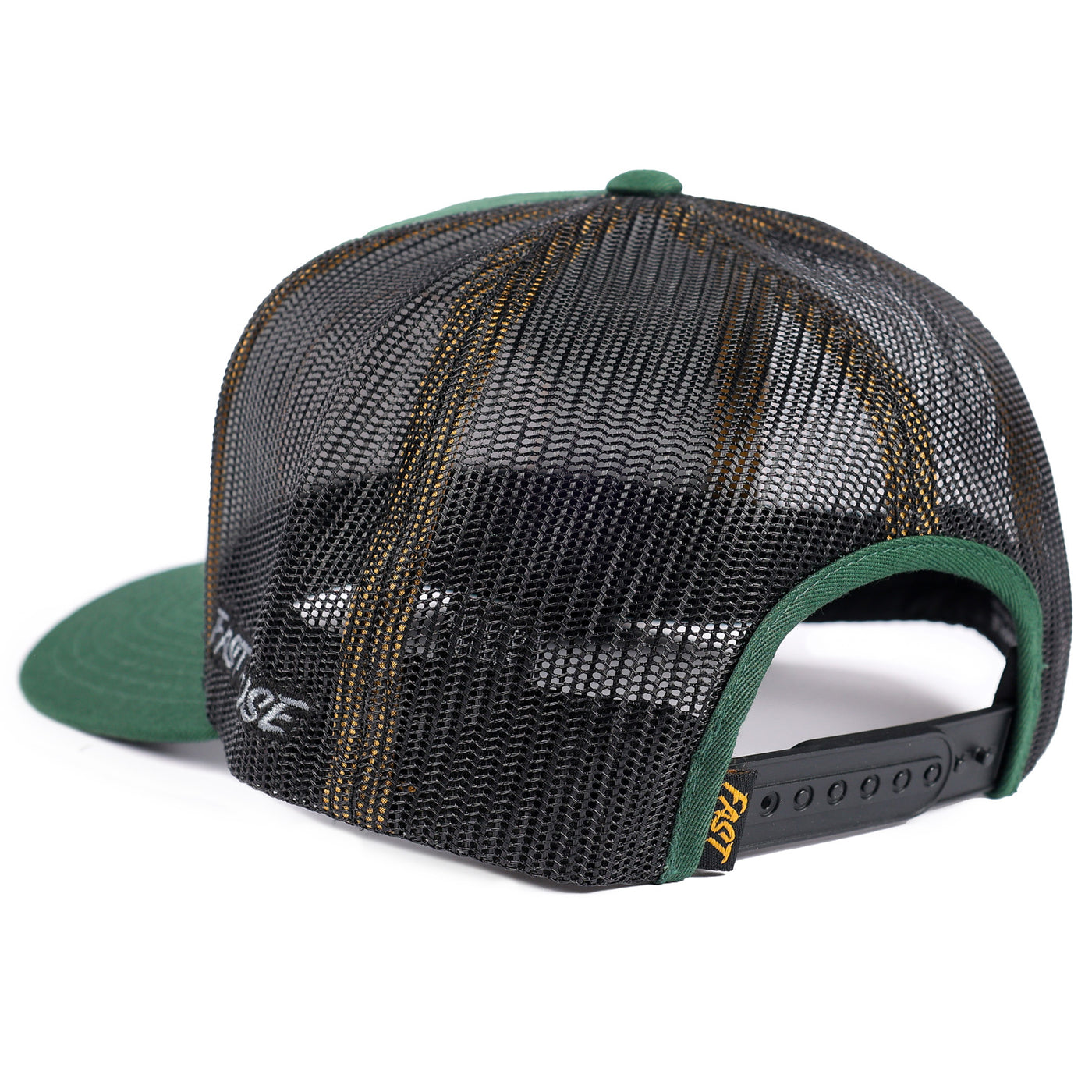 Fasthouse Arthur Hat Green - Rear Side View