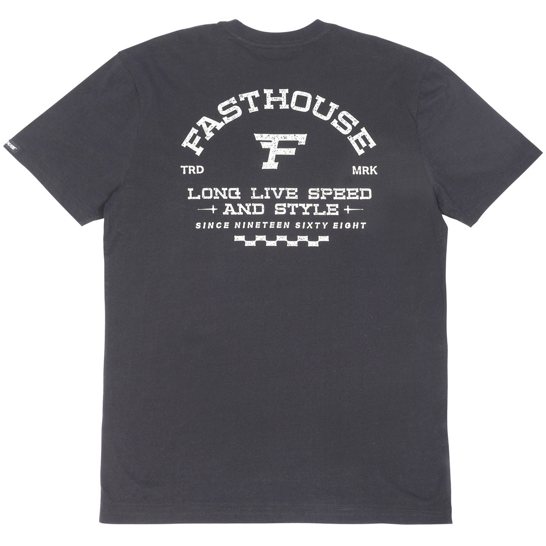 Fasthouse Arthur SS Tee Black - Rear View