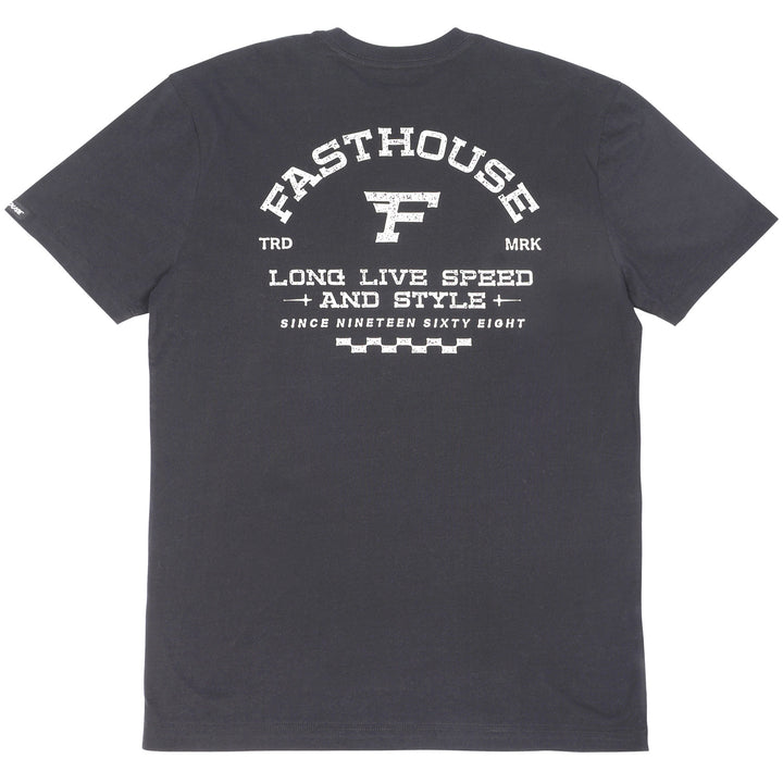 Fasthouse Arthur SS Tee Black - Rear View