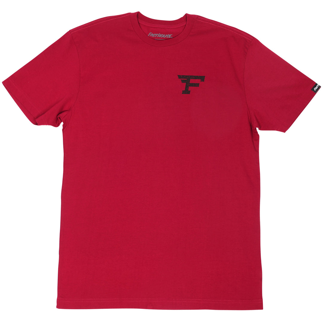Fasthouse Arthur SS Tee Cardinal - Front View