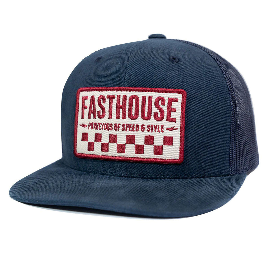 Fasthouse Atticus Hat Dusty Blue - Front Side View