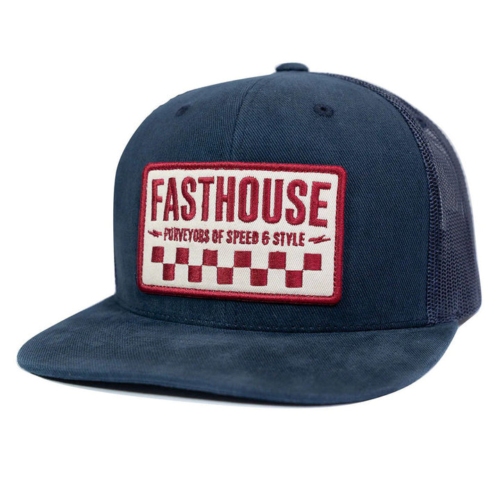 Fasthouse Atticus Hat Dusty Blue - Front Side View