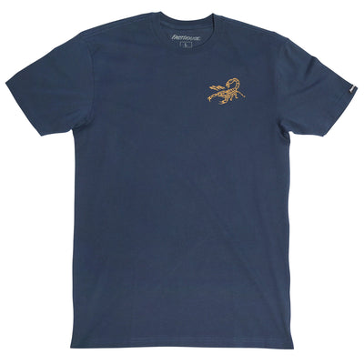 Fasthouse Baja Style SS Tee Navy - Front View