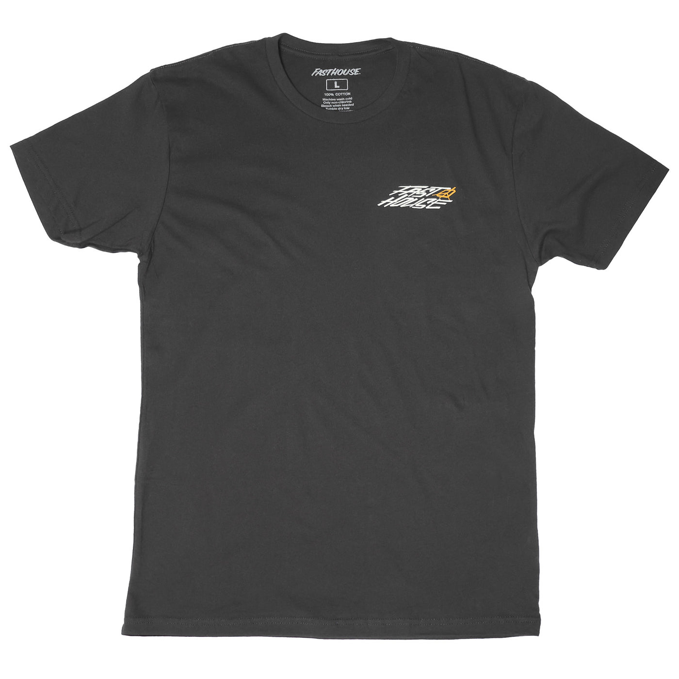 Fasthouse Base Camp SS Tee Black - Front View