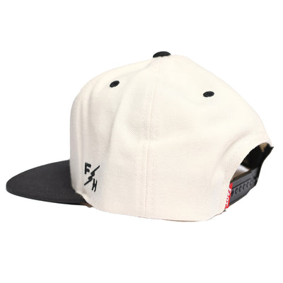 Fasthouse Bound by Speed Hat Cream/Black - Rear Side View