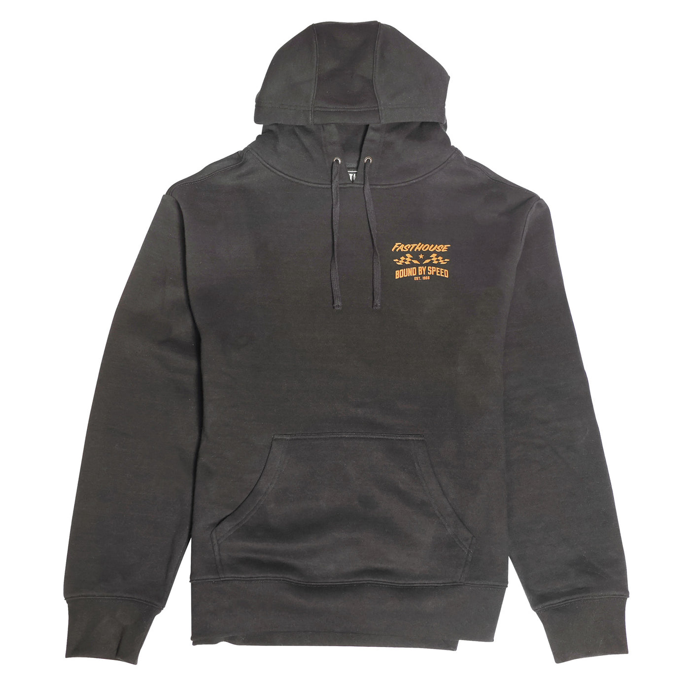 Fasthouse Bound Hooded Pullover Black - Front View