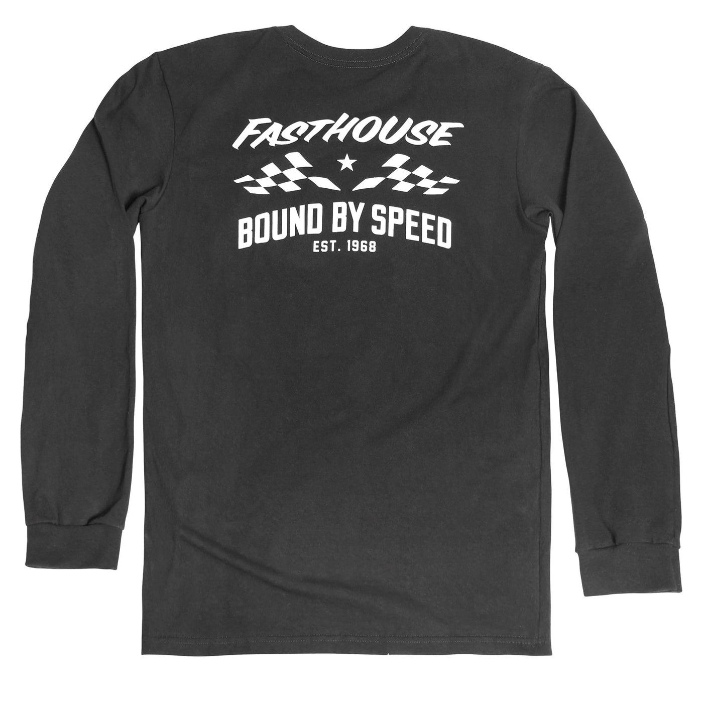 Fasthouse Bound LS Tee Black - Rear View