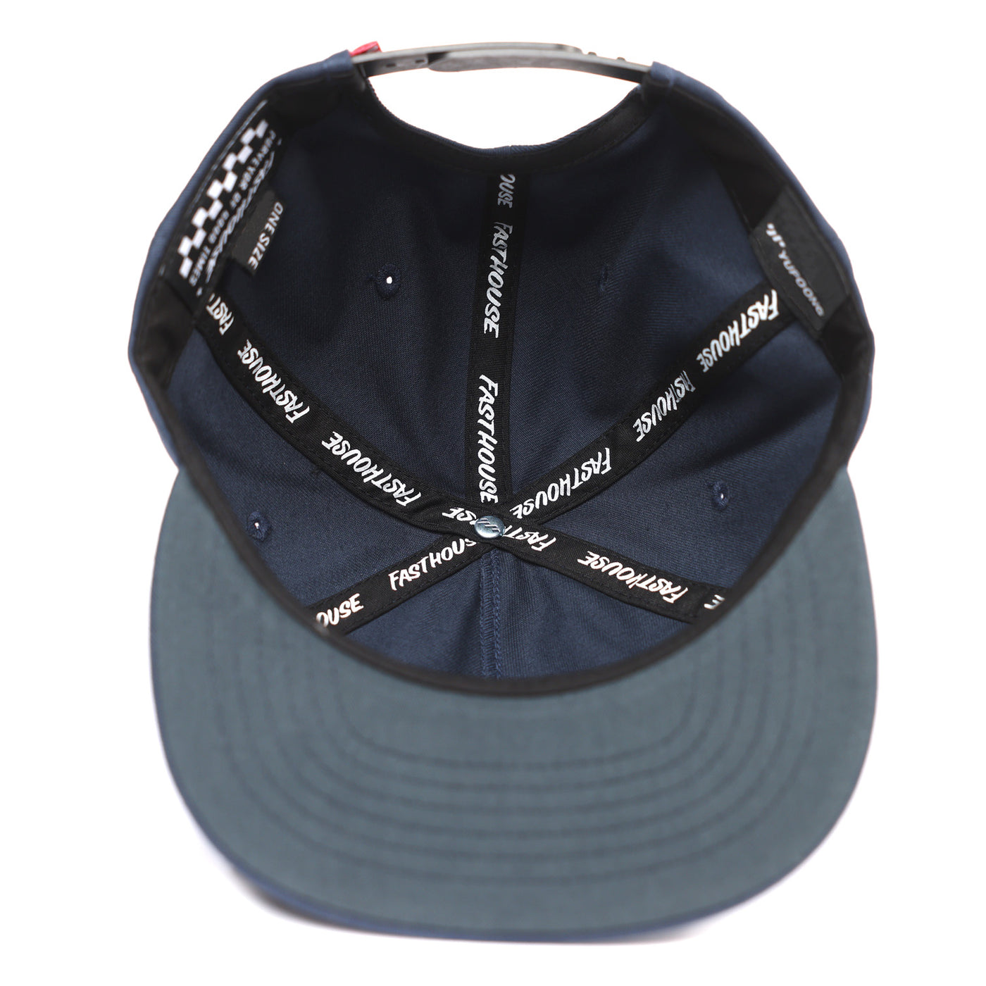 Fasthouse Break Hat Indigo - Bottom Up View