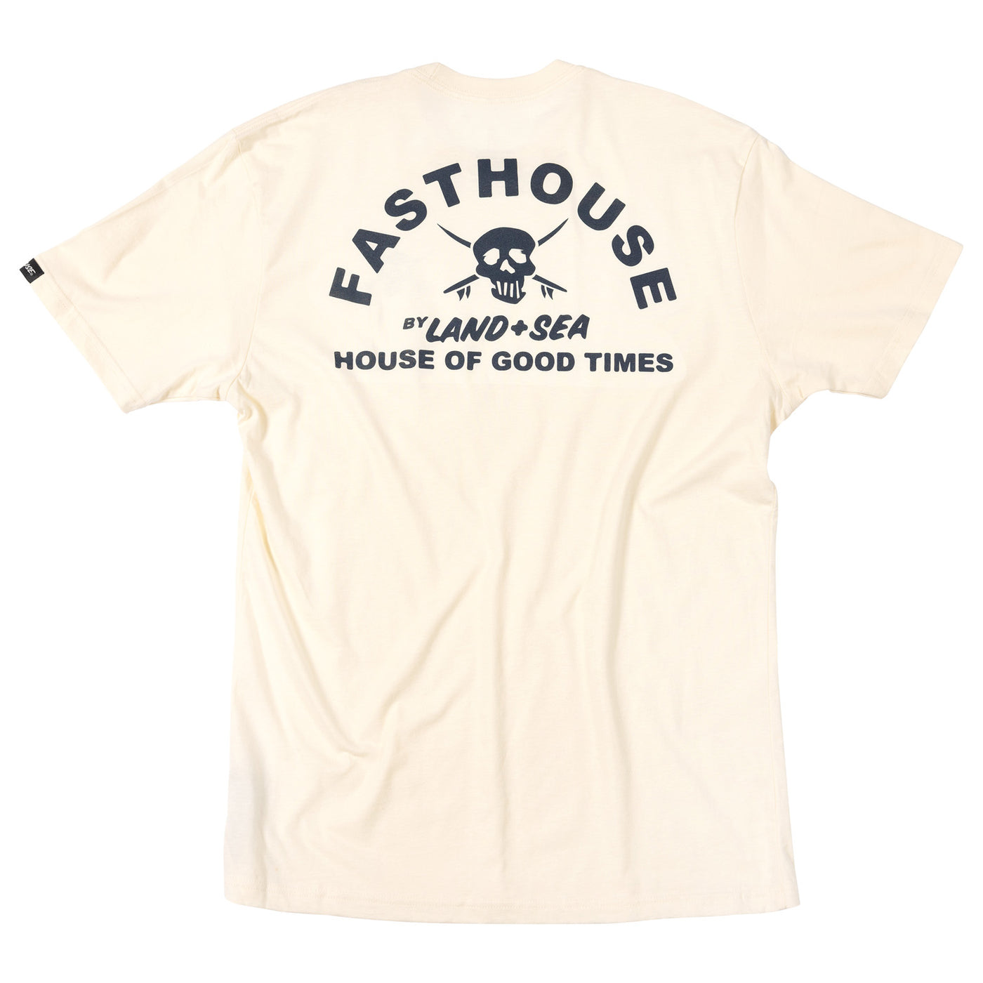 Fasthouse Break Tee Natural - Rear View