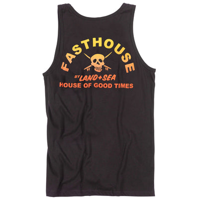 Fasthouse Break Tank Black - Rear View