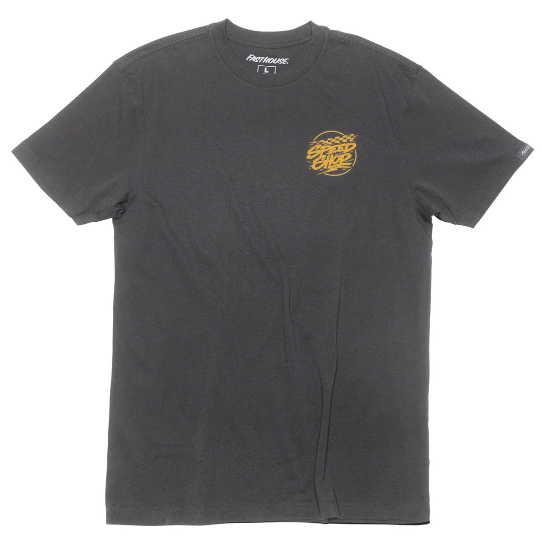 Fasthouse Burner SS Tee Black - Front View