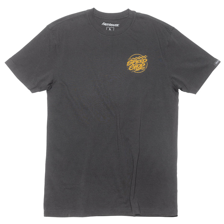 Fasthouse Burner SS Tee Black - Front View