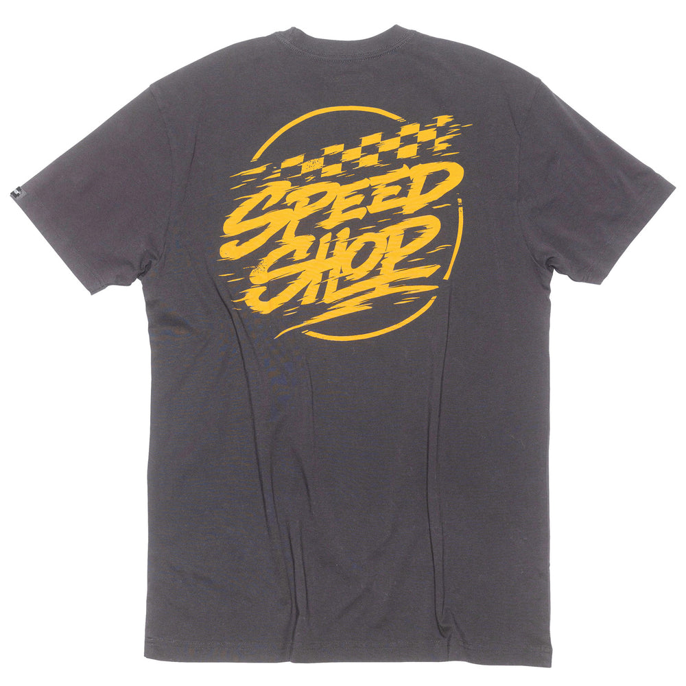 Fasthouse Burner SS Tee Black - Rear View