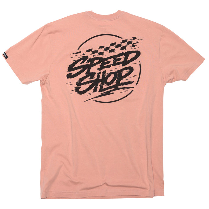 Fasthouse Burner SS Tee Smoked Paprika - Rear View