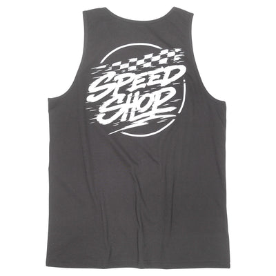 Fasthouse Burner Tank Black - Rear View