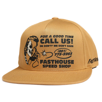 Fasthouse Call Us Hat - Front Side View