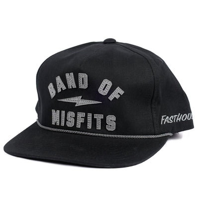 Fasthouse Capone Hat Black - Front Side View