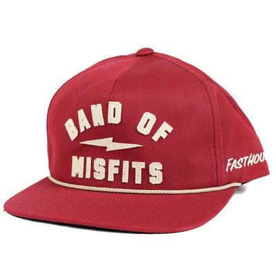 Fasthouse Capone Hat Oxblood - Front Side View