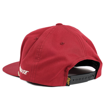 Fasthouse Capone Hat Oxblood - Rear Side View