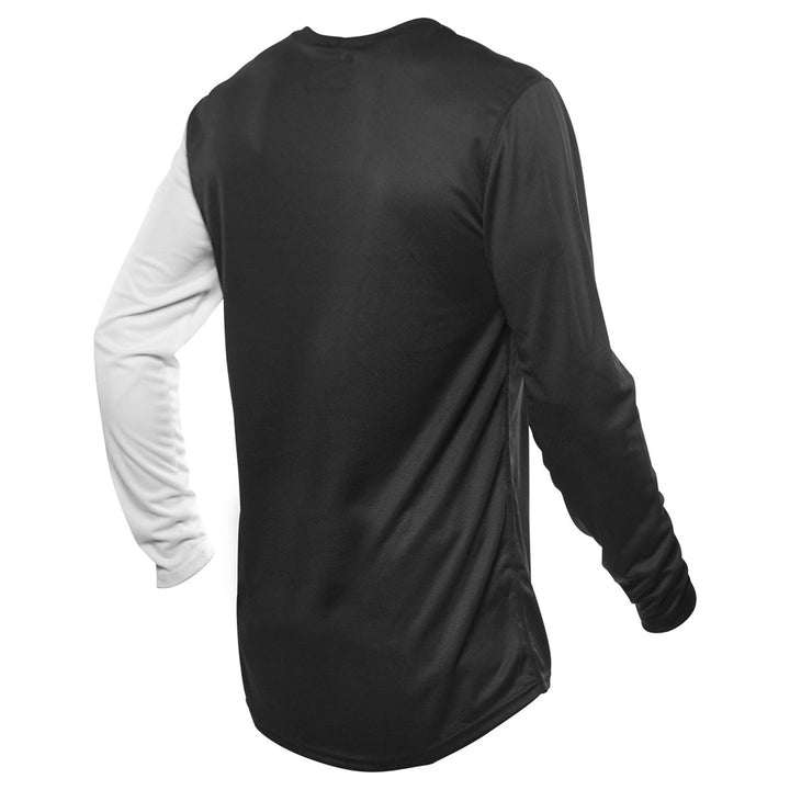 Fasthouse Carbon Jersey Black/White - Rear View