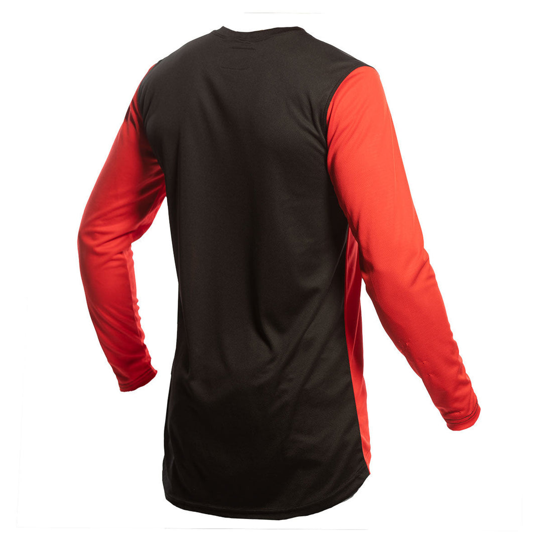 Fasthouse Carbon Jersey Red/Black - Rear View