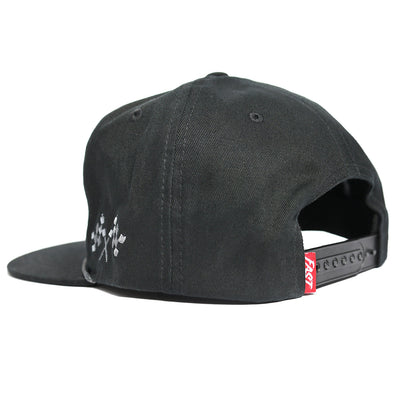 Fasthouse Carrera Hat Black - Rear Side View