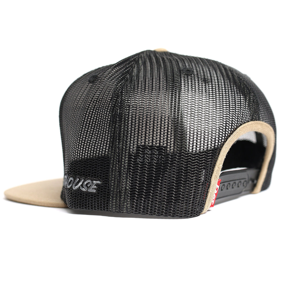 Fasthouse Chalet Hat Olive - Rear Side View