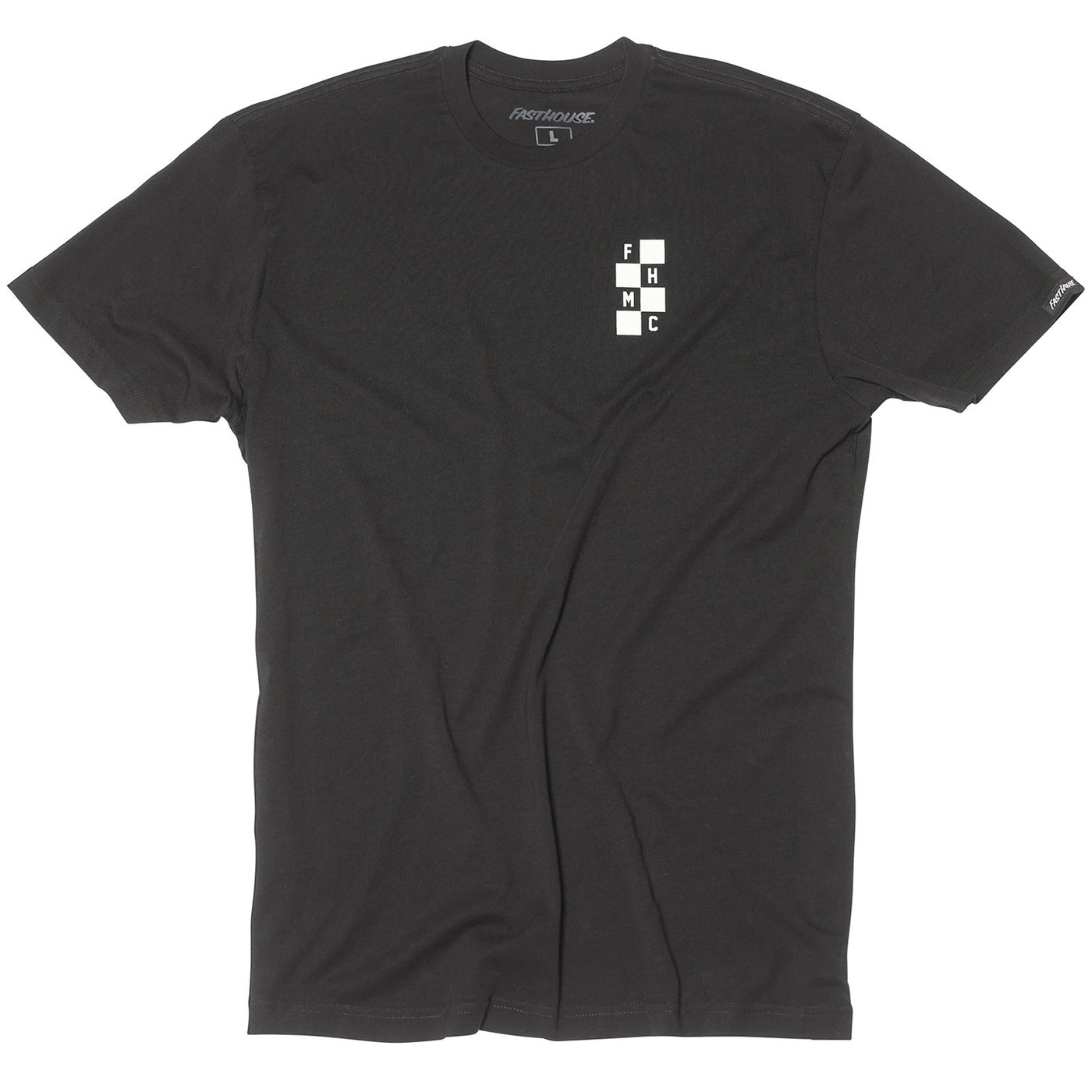 Fasthouse Chalet Tee Black - Front View