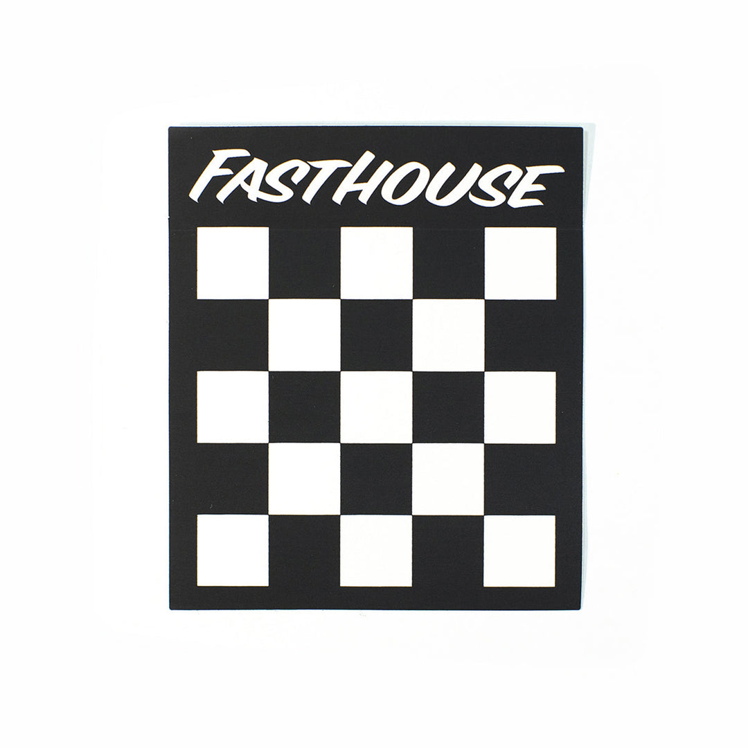 Fasthouse Checkers Sticker - Flat View