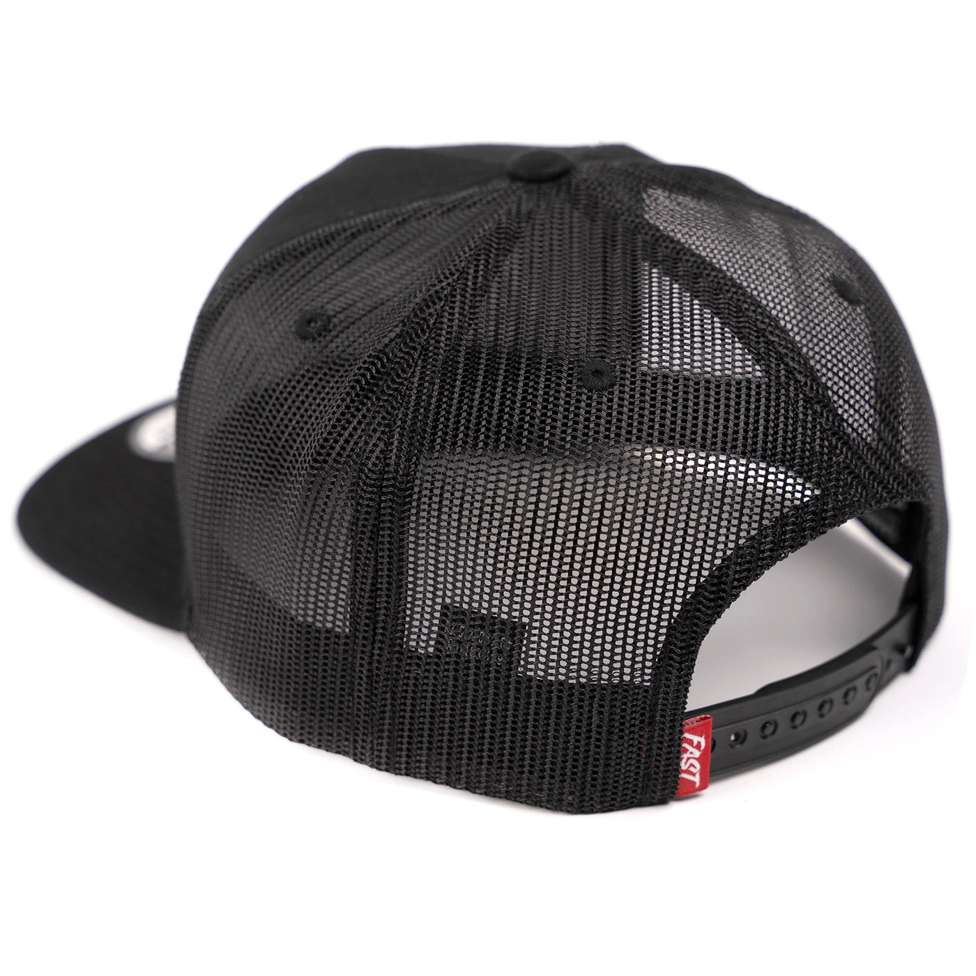 Fasthouse Classic Hat Oversized Black - Rear Side View