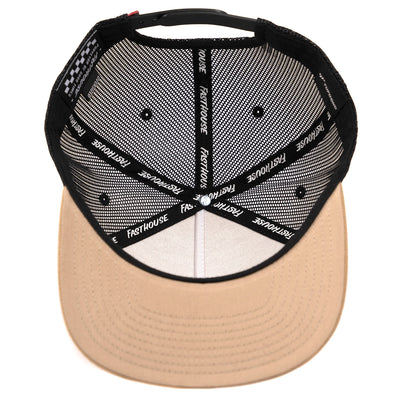 Fasthouse Classic Hat Oversized Tan - Bottom Up View